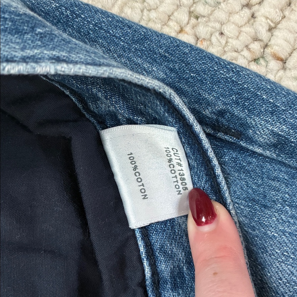 J Brand | Jeans | J Brand Ruby High Rise Dark Wash Crop Frayed Denim ...